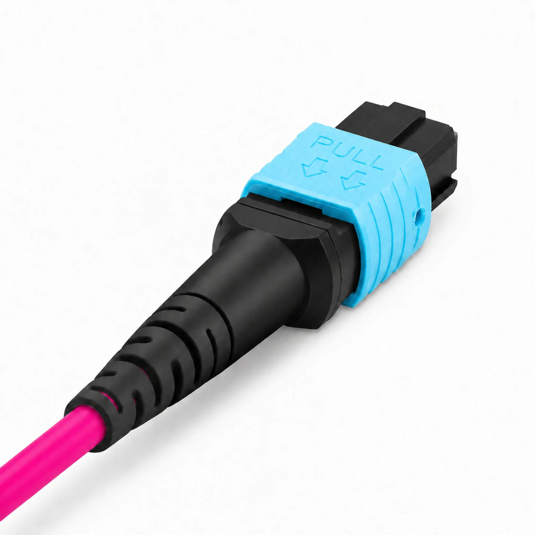 HUAWELLUX MPO connector end-face product detail for 800G and AI data center cabling quality review