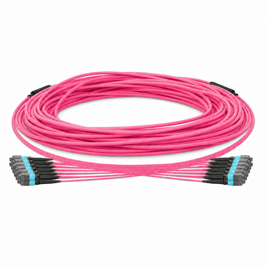 HUAWELLUX high-fiber-count MTP/MPO trunk cable product image for AI data center cabling planning