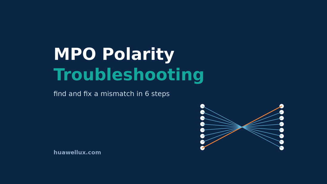 MPO polarity troubleshooting in the field