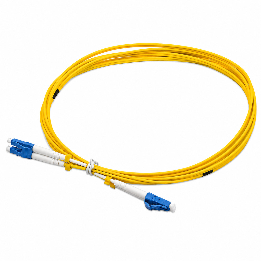 Huawellux LC-LC Duplex OS2 Fiber Patch Cord for equipment, panel, and rack patching