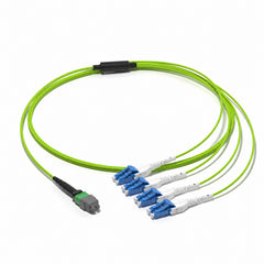 Huawellux MTP to LC 8F OM5 Harness Cable for high-density fiber breakout routing