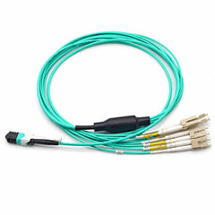 Huawellux MPO to LC 8F OM4 Harness Cable for high-density fiber breakout routing