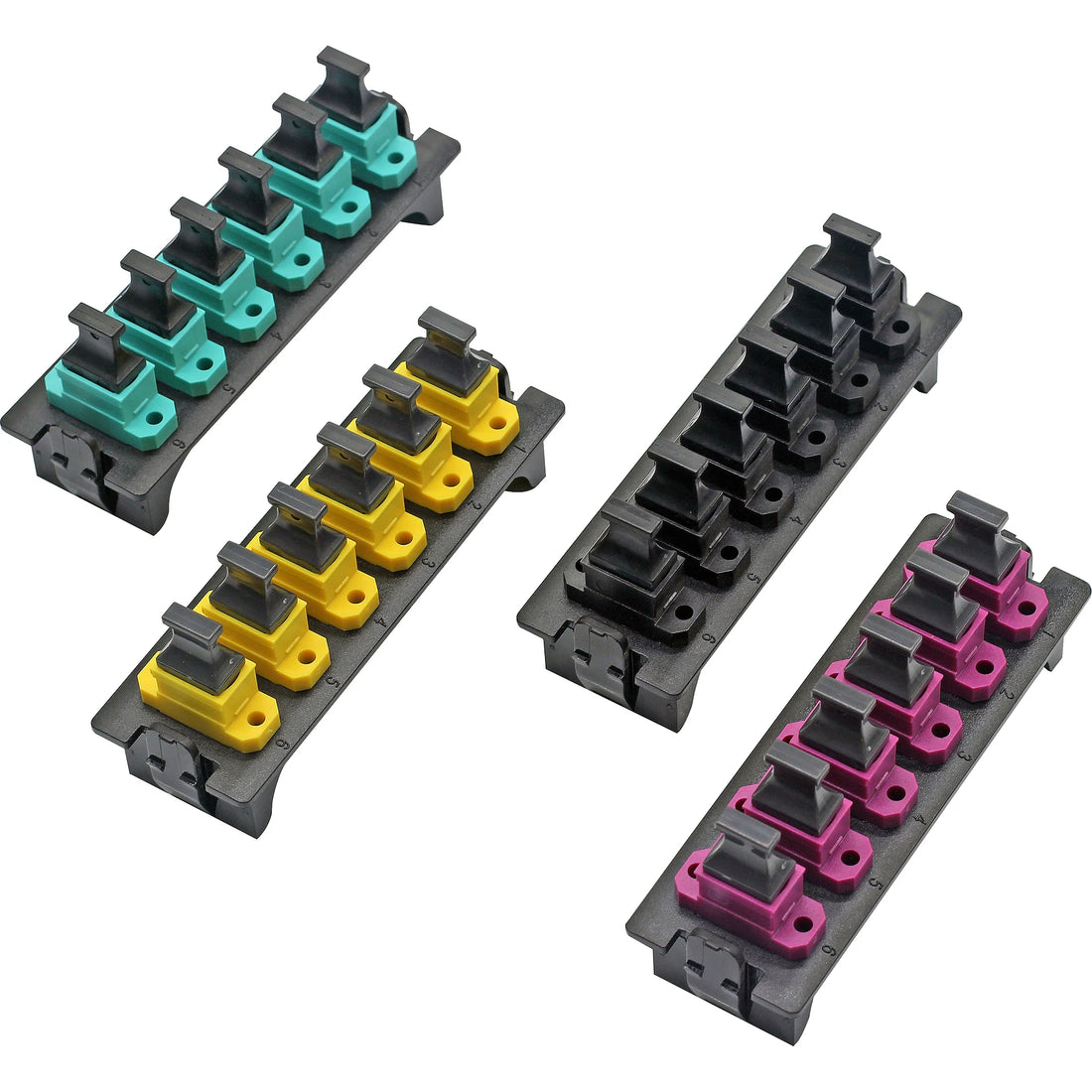 Huawellux fiber adapter panel set for LC SC MPO enclosure ports