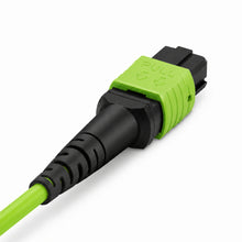 HUAWELLUX MPO 24F OM5 Fiber Patch Cable fiber optic cable - connector end-face detail view for data center MPO/MTP fiber patch cabling