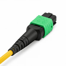 HUAWELLUX MPO 24F OS2 Fiber Patch Cable fiber optic cable - connector end-face detail view for data center MPO/MTP fiber patch cabling