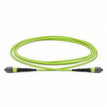HUAWELLUX MPO 8F OM5 Fiber Patch Cable fiber optic cable - connector and cable detail view for data center MPO/MTP fiber patch cabling