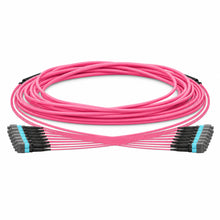 HUAWELLUX MTP 144F OM4 Trunk Cable fiber optic cable - complete cable overview with connectors for high-density data center fiber trunk cabling