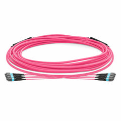 HUAWELLUX MTP 48F OM4 Trunk Cable fiber optic cable - complete cable overview with connectors for high-density data center fiber trunk cabling