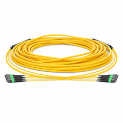 HUAWELLUX MTP 48F OS2 Trunk Cable fiber optic cable - complete cable overview with connectors for high-density data center fiber trunk cabling