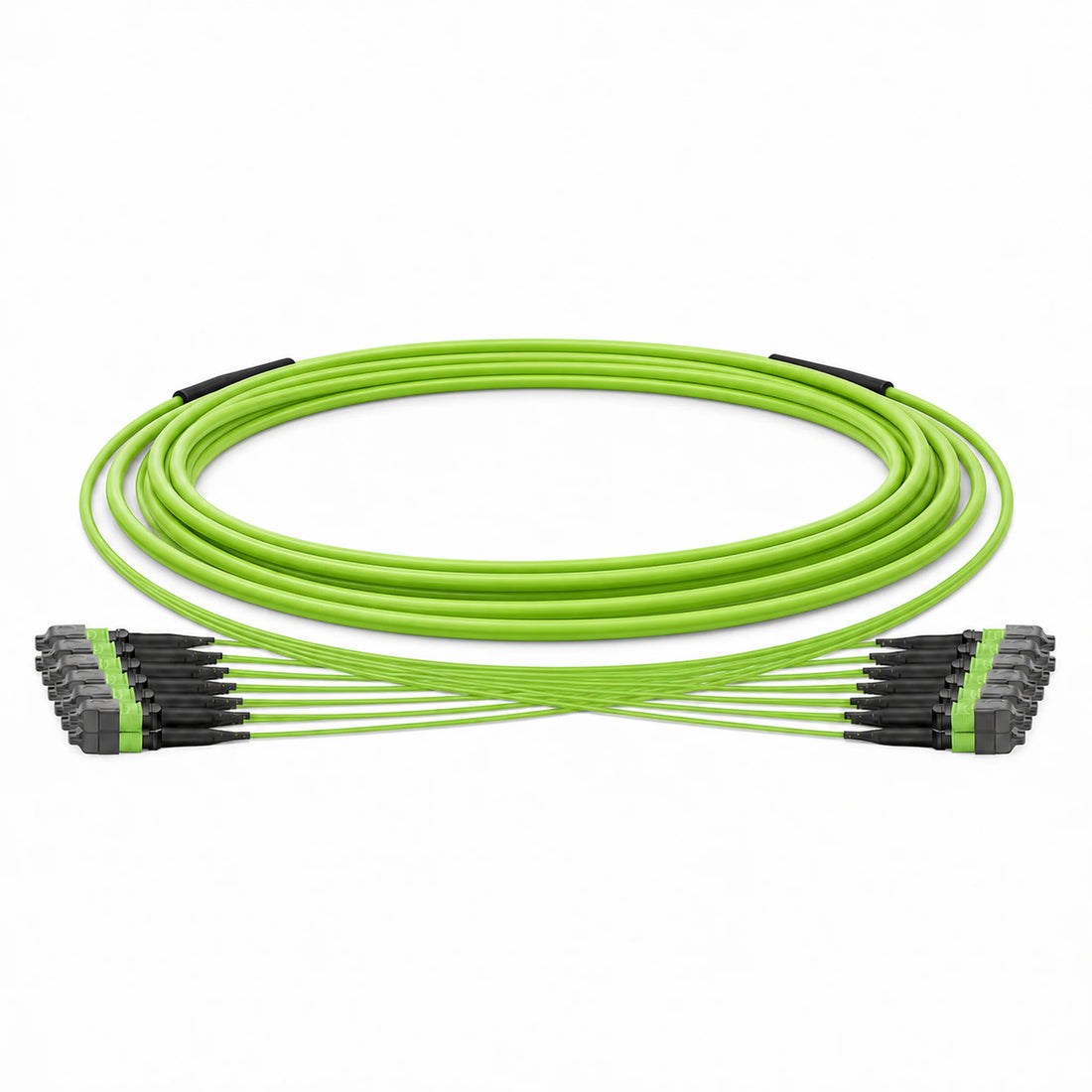 HUAWELLUX MTP 96F OM5 Trunk Cable fiber optic cable - complete cable overview with connectors for high-density data center fiber trunk cabling